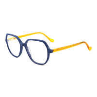 Nouvelles montures de lunettes optiques élégantes en acétate 2024, fines, multicolores, pour hommes et femmes unisexes