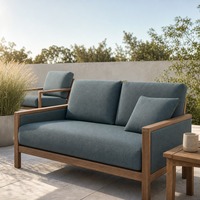 Tissu en oléfine rayé pour coussins de chaise longue, revêtement textile d'extérieur 250 g/m² résistant aux UV