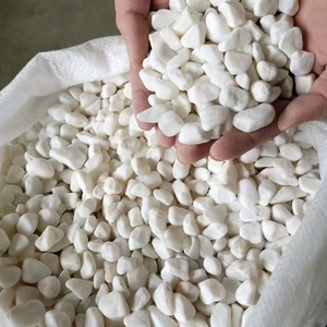 Bellissime <span class=keywords><strong>Pietre</strong></span> Decorative Bianche per Copertura del Terreno, Soppressione delle Erbacce ed Estetica dei Aiuole nei <span class=keywords><strong>Giardini</strong></span>, Ciottoli Bianchi Effetto Neve - Product Image 5