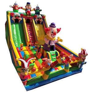 Istana balon Bouncer nhà thương mại trẻ em vui vẻ thành phố nhân vật chủ đề Sân chơi bơm hơi trượt lâu đài nhảy bouncy - Product Image 6