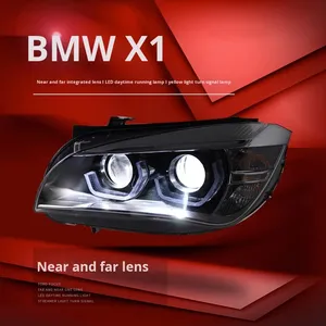 For X1 E84 2010-2015 <b>LED</b> <b>Headlight</b> Assembly Modification Daytime Running Spoon Eyebrow Dual Light Lens New Condition 6000k New L - Product Image 5