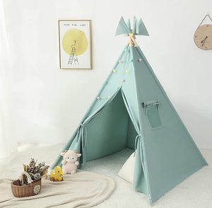 Casa de muñecas de lona para niños y bebés, tiendas de juguete para jugar al aire libre, tienda de tepé <span class=keywords><strong>indio</strong></span> de alta calidad - Product Image 2