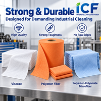 Lingettes industrielles robustes pour l'huile, l'eau, les liquides de refroidissement, les diluants pour peinture, le nettoyage des métaux et la fabrication, chiffons de nettoyage
