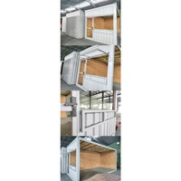Maison conteneur pliable préfabriquée de 20 pieds, structure en acier durable, hébergement temporaire