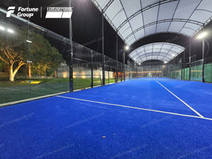 El mejor fabricante de canchas panorámicas de Pádel compra Cancha de Pádel para exteriores con césped artificial y vidrio - Product Image 5