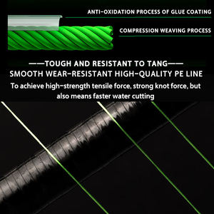 Naron <span class=keywords><strong>สาย</strong></span>แพ <span class=keywords><strong>PE</strong></span> X12ถักเปียสำหรับสตรีม/ทะเลสาบ/ตกปลาแม่น้ำ100M 150m 200M - Product Image 3