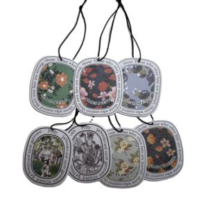 Désodorisant de voiture en papier personnalisé, parfum longue durée, différents parfums avec logo - Product Image 5