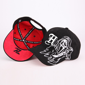 Benutzer definierte klassische Mode 3D Stickerei Logo Sport Baseball Caps 5 Panel Wildleder gebogene Krempe Gorras Baseball Cap für den Menschen - Product Image 4