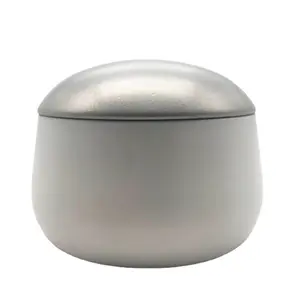 Wholesale Aluminum Round Oval Scented Decorative Gift Empty Metal Tin Can Jars 1oz 2oz 4oz 6oz 8oz 12oz Gold Wax Candle Tins