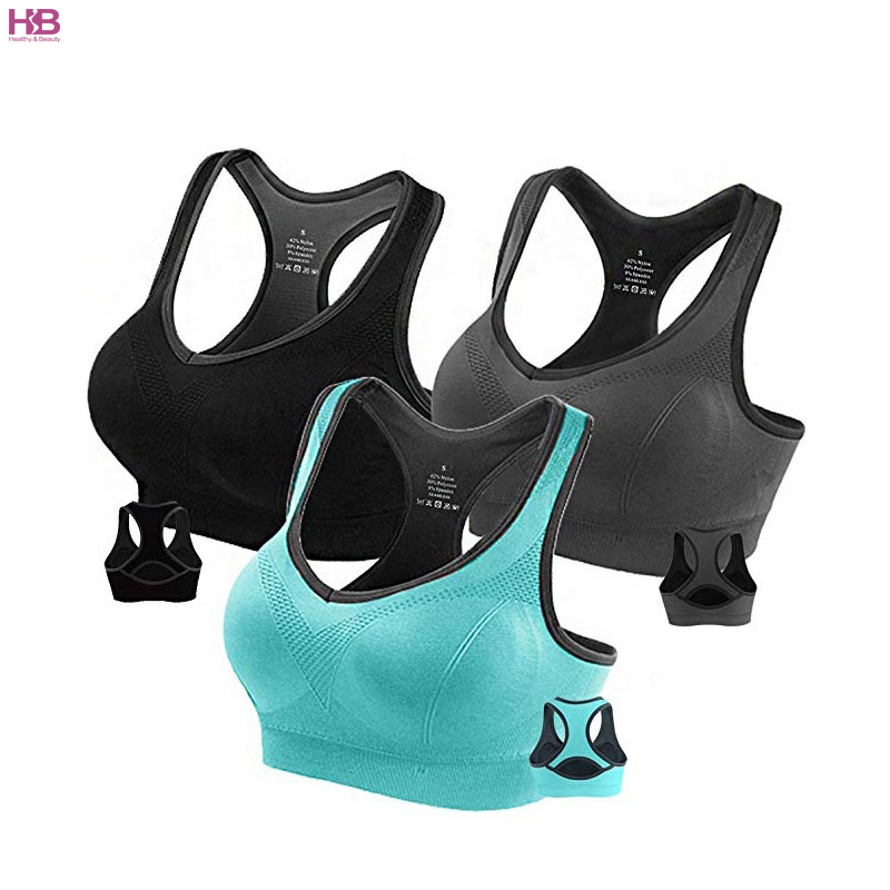 Sports Bras for Women, Seamless Comfortable Yoga Bra With Removable Pads