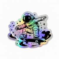 Pegatinas de Vinilo Personalizadas con Corte a Troquel, Impresión de Etiquetas Adhesivas Impermeables, Diseño de Logotipo de Empresa, Pegatinas Holográficas de Dibujos Animados, Pegatinas Personalizadas para Velas