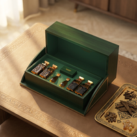 Boîte en bois de luxe émaillée brillante avec charnières, grande vitrine de présentation pour collection de cadeaux européens et américains, vente en gros