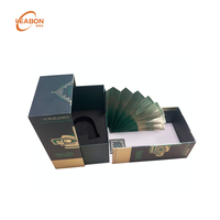 Boîte en carton rigide de luxe à double porte magnétique réutilisable, personnalisable avec logo, estampage à chaud doré, pour emballage de parfum