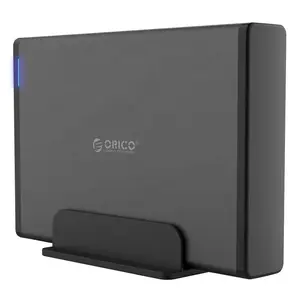 Orico usb3.0 tipo-b 3.5 polegadas sata hdd, gabinete de disco rígido externo vertical