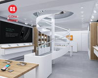 Étagère d'exposition pour accessoires de téléphonie mobile, présentoir de produits numériques, vitrine de supermarché, vitrine électronique