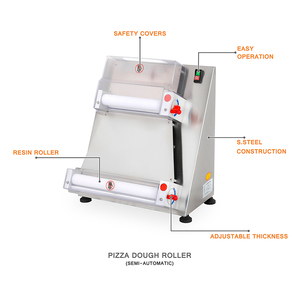 Rouleau à pâte pour <span class=keywords><strong>pizza</strong></span>, 30x40 cm, presse à <span class=keywords><strong>pizza</strong></span>, machine à rouleau manuel - Product Image 3