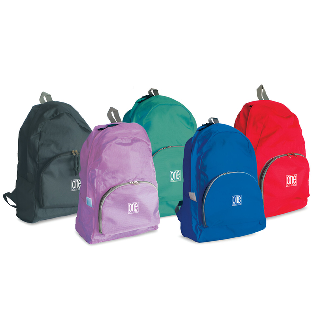 ONE COLOR - ASSORTED FOLDABLE BACKPACK