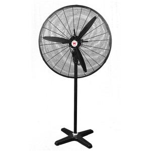 220V 26 Inch Dc Emergency Pedestal Makeup Rotating Head Industrial Base Stand Fan - Product Image 6