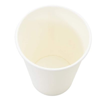 Gobelets à smoothie jetables de 12 oz avec couvercles en dôme de qualité pour l'eau, la bière, les boissons, les milk-shakes, les sodas, les jus, gobelets en papier de qualité
