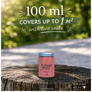 24 GORGONIA 100 ml LaChalk the evolution of <b>chalk</b> paint Where <b>chalk</b> meets resin: Hybrid <b>Chalk</b> Resin Paint made in Italy - Product Image 2