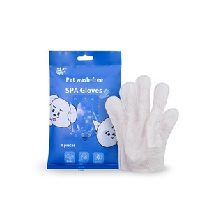 Gants de nettoyage à sec jetables de style moderne pour <span class=keywords><strong>chat</strong></span> et chien, lingettes humides pour le nettoyage des oreilles et des dents, déodorant sans lavage pour animaux de compagnie - Product Image 1