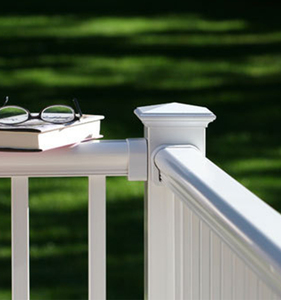 PVC Hiên Vinyl Lan Can 6'Wx3'H Nhà Vườn Lan Can Màu Trắng - Product Image 3