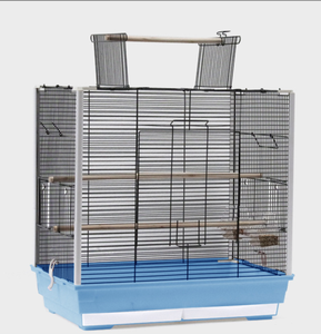 Produsen Besi Pembiakan Logam Besi Tahan Karat Portabel Kecil Burung Beo Lovebird <span class=keywords><strong>Cockatiels</strong></span> Kandang Burung dengan Laci - Product Image 1