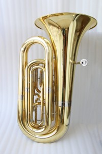 <span class=keywords><strong>Tuba</strong></span> en laiton de taille 3/4, 4 pistons à action frontale, tuyau d'admission, glissières en cupronickel, pistons en acier inoxydable, surface transparente, <span class=keywords><strong>Tuba</strong></span> OEM - Product Image 2