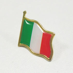 Épinglette en émail avec drapeau national italien, épinglette en métal avec drapeau italien, épinglette italienne pour costume, veste, sac à dos, chapeau - Product Image 2