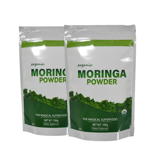 Tùy chỉnh nhãn hiệu riêng 100 gam/túi <span class=keywords><strong>Moringa</strong></span> oleifera bột <span class=keywords><strong>Moringa</strong></span> lá bột tinh khiết <span class=keywords><strong>Moringa</strong></span> bột - Product Image 2
