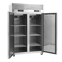 Congélateur vertical à porte pleine pour la viande, refroidissement par air, grand restaurant, 1000 L, -25~10°C, réfrigérateur commercial