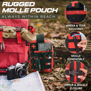ORIPOWER Kit <span class=keywords><strong>de</strong></span> Primeros Auxilios para Auto, Viajes y Hogar - Kit <span class=keywords><strong>de</strong></span> Emergencia para Senderismo, Camping y Actividades al Aire Libre FA134 - Product Image 2