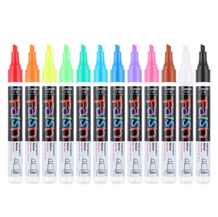 Меловые маркеры с тонким наконечником 3 мм, маркеры для классной доски 6 мм