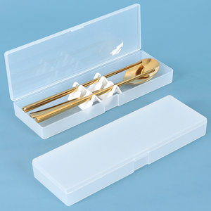 SUNSHING Étui de transport pour baguettes, cuillères et fourchettes, support de rangement pour vaisselle de boîte à lunch, étui de transport pour couverts de voyage - Product Image 6