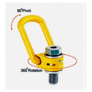 Anillas de elevación giratorias M36 8T con recubrimiento en polvo, rotación lateral de 360 grados, grillete giratorio de alta resistencia, caja personalizable 360 D - Product Image 1