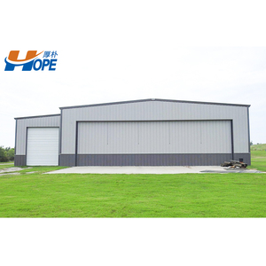 Hangar préfabriqué modulaire pour hélicoptères bon marché <span class=keywords><strong>Portail</strong></span> d'avion Bâtiment à structure en acier Cadre d'entrepôt Hangar d'avion pour la maison - Product Image 1