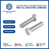 Baut Hexagonal Baja Tahan Karat SS304 SS316 untuk Peralatan Fasilitas Pengolahan Rantai Dingin Industri Farmasi