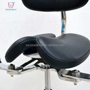 Silla de Doctor Tipo Sillín en Oferta, Silla Médica Ajustable con Reposabrazos, Silla de Asistente Dental - Product Image 3