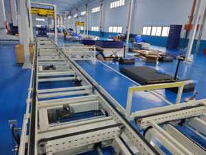 Lignes de convoyeur de palettes électriques de haute qualité ventes directes d'usine vitesse réglable nouvel état en aluminium - Product Image 3