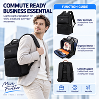 Sac à dos professionnel personnalisé avec logo OEM d'usine, durable, anti-rayures, pour ordinateur portable, idéal pour les voyages et le travail, vente en gros