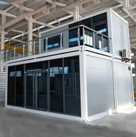 Kits de maisons conteneurs portables et démontables du fabricant - Maisons conteneurs modulaires préfabriquées modernes, étanches et à monter soi-même pour hôtels