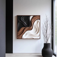Décoration d'intérieur 3D, design abstrait moderne, art mural écologique, impression numérique, papier aquarelle, peinture en porcelaine cristalline