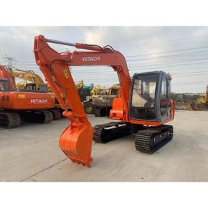 Excavatrice Hitachi EX60 d'occasion avec godet de 0,28 m³, 6 tonnes, excavatrice hydraulique sur chenilles d'occasion en bon état - Product Image 5
