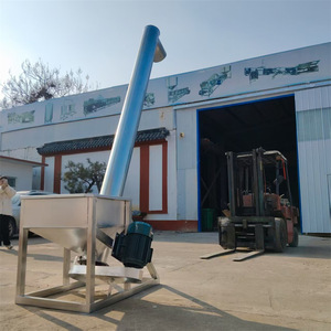 Convoyeur spiralé incliné 5,5 kW à vitesse réglable pour usine de fabrication, bande transporteuse en acier inoxydable durable - Product Image 3