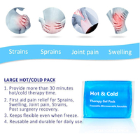 MERRYBODY Factory Perineal Gel Ice Packs-PVC Hot/Cold Pack for First Aid Postpartum Hemorrhoid & Sports Injuries