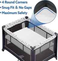 Bas prix Queen Size pliable enfant en bas âge Pad Playard mousse à mémoire auto-refroidissement berceau bébé matelas en mousse à mémoire de forme surmatelas