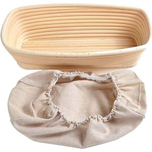 Geschenk-Korbsatz 14 Zoll Banneton Kuppel Brotbacken Sauerteig Rührer Günstiger Brotkorb Logo Teigschaber Grau 22 Rund - Product Image 5