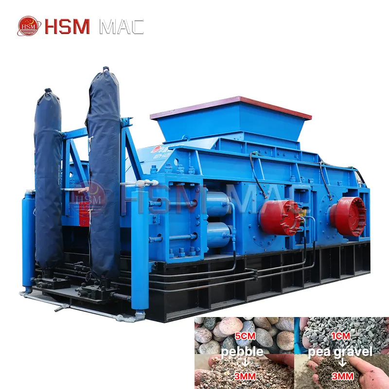 HSM Slag Homemade Rock Crusher Cement Roll Double For Mining Quarry Crusher