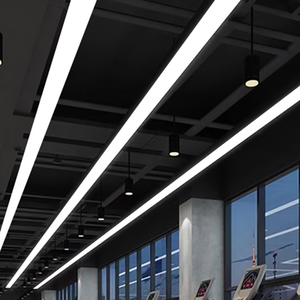 Lampe LED <span class=keywords><strong>Betten</strong></span> de 2 pieds (120 cm, 1200 mm), 40 watts, 280 °   Lumière linéaire LED à suspension anti-éblouissement avec angle de faisceau réglable, en métal et en polycarbonate - Product Image 6