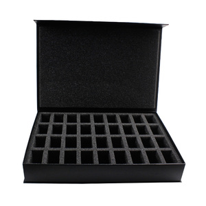 Luxury Custom Paper Cardboard <b>Black</b> Magnetic Packaging <b>Boxes</b> Closure Magnet Gift Box With Magnetic Lid - Product Image 2